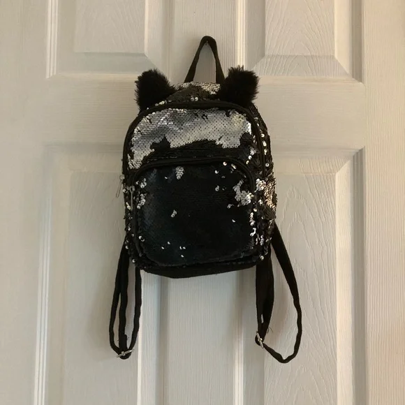 flip sequin kitty mini backpack AI ACCESSORY INNOVATIONS Hello & Friends Girls Backpack, Sanrio Kawaii Book Bag, 16 School Bag This dazzling and fashionable backpack for kids is sure to make going out feel extra fun with your favorite Sanrio friend Hello Kitty Travel Backpack 16"